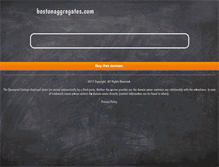 Tablet Screenshot of bostonaggregates.com